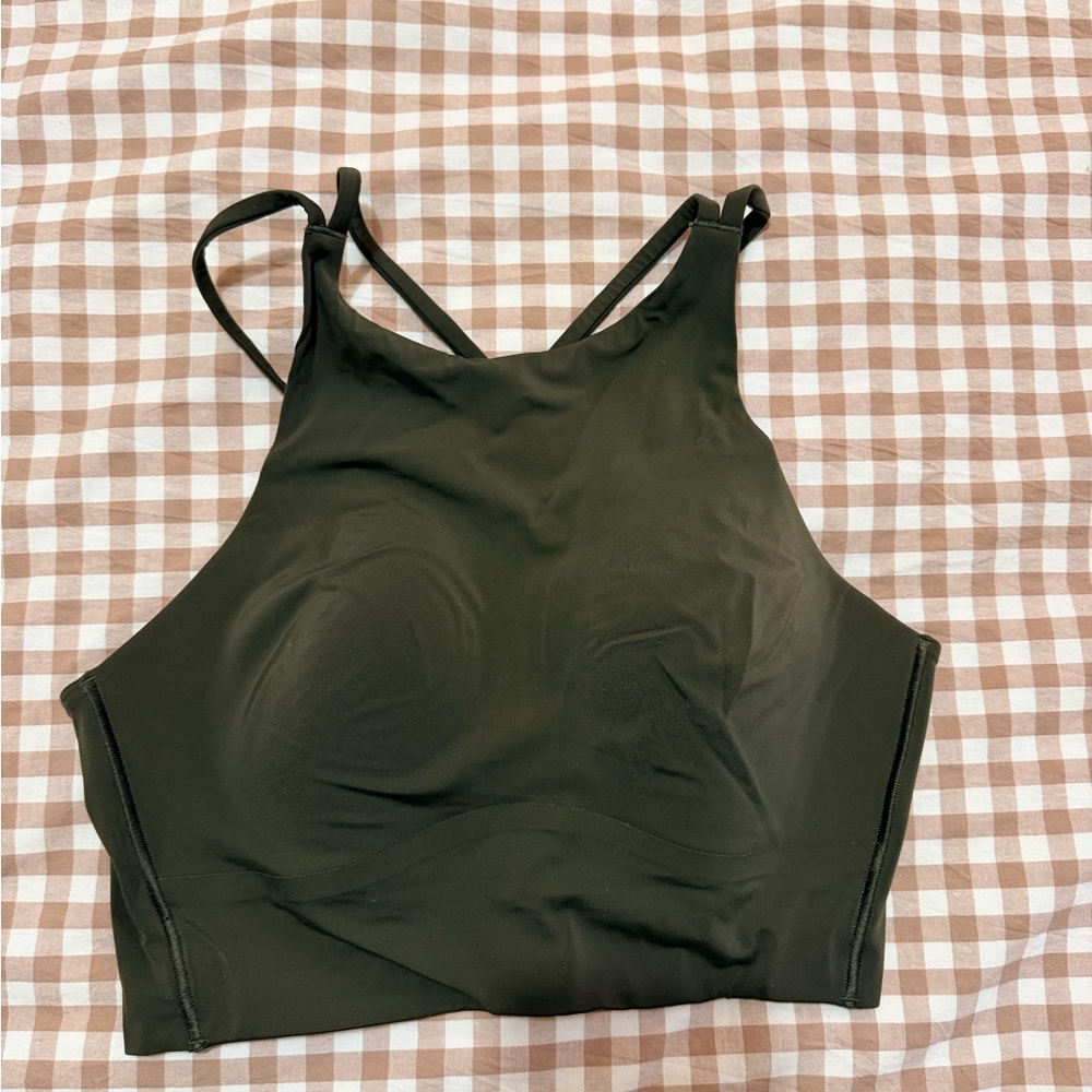 Lululemon Athletica Dark Green Sports Bra